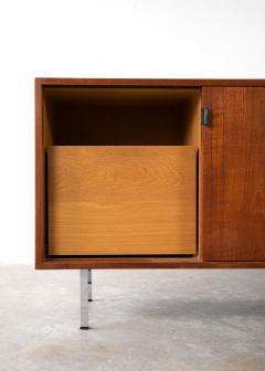 Florence Knoll Florence Knoll Credenza in Teak and Oak with Leather Pulls - 2620015