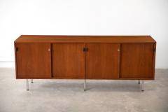 Florence Knoll Florence Knoll Credenza in Teak and Oak with Leather Pulls - 2620023