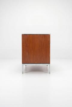 Florence Knoll Florence Knoll Eight Drawer Credenza Teakwood and Marble 1973 - 4682136