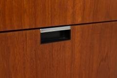 Florence Knoll Florence Knoll Eight Drawer Credenza Teakwood and Marble 1973 - 4682145