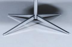 Florence Knoll Florence Knoll Italian Carrara Marble Chrome Dining Table or Desk - 4442449