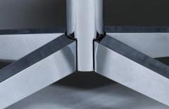 Florence Knoll Florence Knoll Italian Carrara Marble Chrome Dining Table or Desk - 4442450