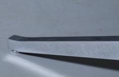 Florence Knoll Florence Knoll Italian Carrara Marble Chrome Dining Table or Desk - 4442452