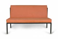 Florence Knoll Florence Knoll Knoll International Light Orange Upholstered Settees - 2793426