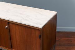 Florence Knoll Florence Knoll Marble Top Rosewood Credenza - 1551524