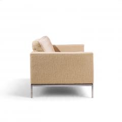 Florence Knoll Florence Knoll Mid Century Relaxed Chrome Sofa - 4826567