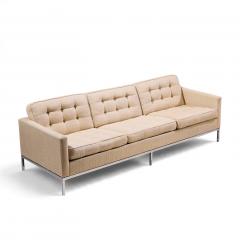 Florence Knoll Florence Knoll Mid Century Relaxed Chrome Sofa - 4826568