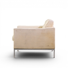 Florence Knoll Florence Knoll Mid Century Relaxed Cube Club Lounge Chairs Pair - 4702567
