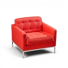 Florence Knoll Florence Knoll Mid Century Relaxed Cube Club Lounge Chairs Pair - 4705798