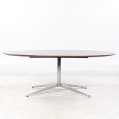 Florence Knoll Florence Knoll Mid Century Rosewood and Chrome Dining Table - 3846393