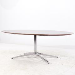 Florence Knoll Florence Knoll Mid Century Rosewood and Chrome Dining Table - 3846396