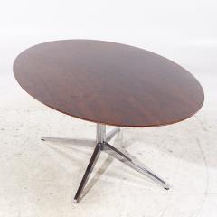 Florence Knoll Florence Knoll Mid Century Rosewood and Chrome Dining Table - 3846398
