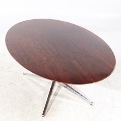 Florence Knoll Florence Knoll Mid Century Rosewood and Chrome Dining Table - 3846399