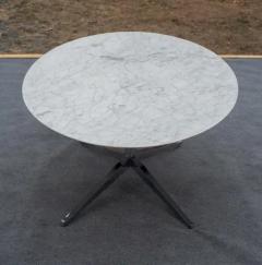 Florence Knoll Florence Knoll Mid Century Satin Oval Carrara Marble 78x48 Dining Table or Desk - 3947377