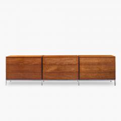 Florence Knoll Florence Knoll Mid Century Teak Triple Dresser - 4480365