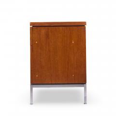 Florence Knoll Florence Knoll Mid Century Teak and Chrome File Credenza - 4475926