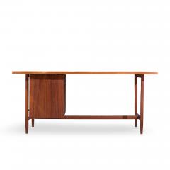 Florence Knoll Florence Knoll Mid Century Walnut Executive Desk - 4569957