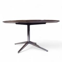 Florence Knoll Florence Knoll Mid Century Walnut and Chrome Dining Table - 4310642