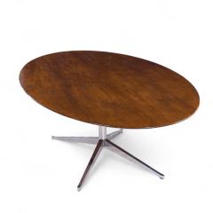 Florence Knoll Florence Knoll Mid Century Walnut and Chrome Dining Table - 4310647