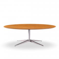 Florence Knoll Florence Knoll Mid Century Walnut and Chrome Dining Table - 4494203