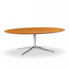Florence Knoll Florence Knoll Mid Century Walnut and Chrome Dining Table - 4494980