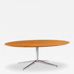 Florence Knoll Florence Knoll Mid Century Walnut and Chrome Dining Table - 4494981