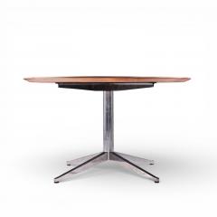 Florence Knoll Florence Knoll Mid Century Walnut and Chrome Dining Table - 4497166