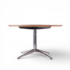Florence Knoll Florence Knoll Mid Century Walnut and Chrome Dining Table - 4497167