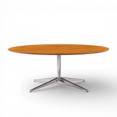 Florence Knoll Florence Knoll Mid Century Walnut and Chrome Dining Table - 4497170