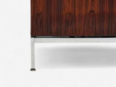 Florence Knoll Florence Knoll Rosewood Chrome Marble Sideboard USA 1960s - 4138047