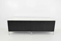 Florence Knoll Florence Knoll Rosewood Credenza with Calacatta Marble Top - 1124667