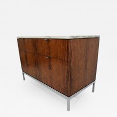 Florence Knoll Florence Knoll Rosewood Credenza with Calacatta Marble Top - 1125533