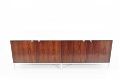 Florence Knoll Florence Knoll Rosewood Credenza with Calacatta Marble Top - 1124799