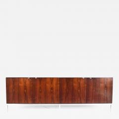 Florence Knoll Florence Knoll Rosewood Credenza with Calacatta Marble Top - 1125535