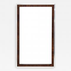 Florence Knoll Florence Knoll Style Rosewood and Chrome Mirror - 2822970