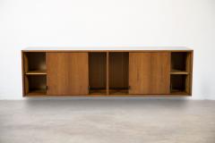 Florence Knoll Florence Knoll Wall Mount Cabinet in Walnut with Oak Interior 1960s 1 of 2 - 2803687