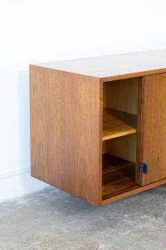 Florence Knoll Florence Knoll Wall Mount Cabinet in Walnut with Oak Interior 1960s 1 of 2 - 2803694