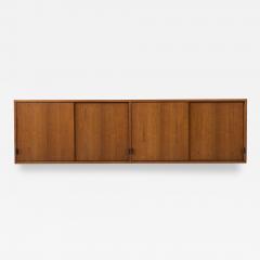 Florence Knoll Florence Knoll Wall Mount Cabinet in Walnut with Oak Interior 1960s 1 of 2 - 2812449