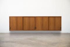 Florence Knoll Florence Knoll Wall Mount Cabinet in Walnut with Oak Interior 1960s 2 of 2 - 2803677