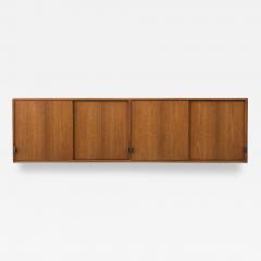 Florence Knoll Florence Knoll Wall Mount Cabinet in Walnut with Oak Interior 1960s 2 of 2 - 2812447
