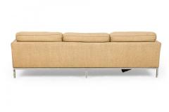 Florence Knoll Florence Knoll for Knoll International 3 Seated Beige Upholstered Sofa - 4274985