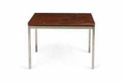 Florence Knoll Florence Knoll for Knoll International American Brown Marble End Side Tables - 2789935