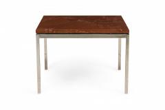 Florence Knoll Florence Knoll for Knoll International American Brown Marble End Side Tables - 2789936