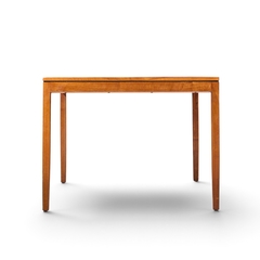 Florence Knoll Florence Knoll for Knoll Mid Century Walnut Expanding Dining Table with 1 Leaf - 4783728
