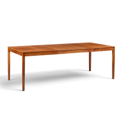 Florence Knoll Florence Knoll for Knoll Mid Century Walnut Expanding Dining Table with 1 Leaf - 4789392