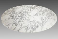 Florence Knoll Large Ovale Dining Table in Arabescato Marble by Florence Knoll circa 1965 - 916088