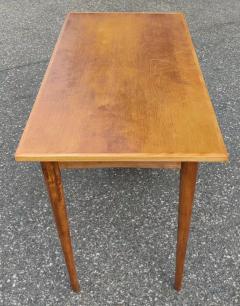 Florence Knoll Lightly Restored Rare Early Florence Knoll Signed Knoll Associates Maple Desk - 3192853