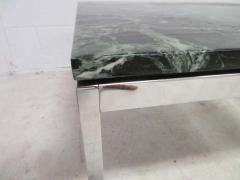 Florence Knoll Lovely Pair Florence Knoll Chrome Marble Side End Tables Mid Century Modern - 1760302