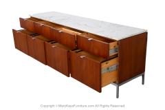 Florence Knoll Mid Century Marble Florence Knoll Executive Credenza File Cabinet - 3875334