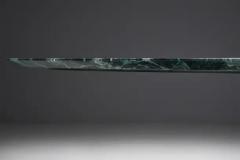 Florence Knoll Oval Green Marble Dining Table by Florence Knoll United States 1960s - 3484495